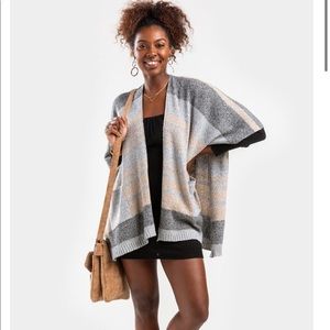 Striped Ribbed Kimono